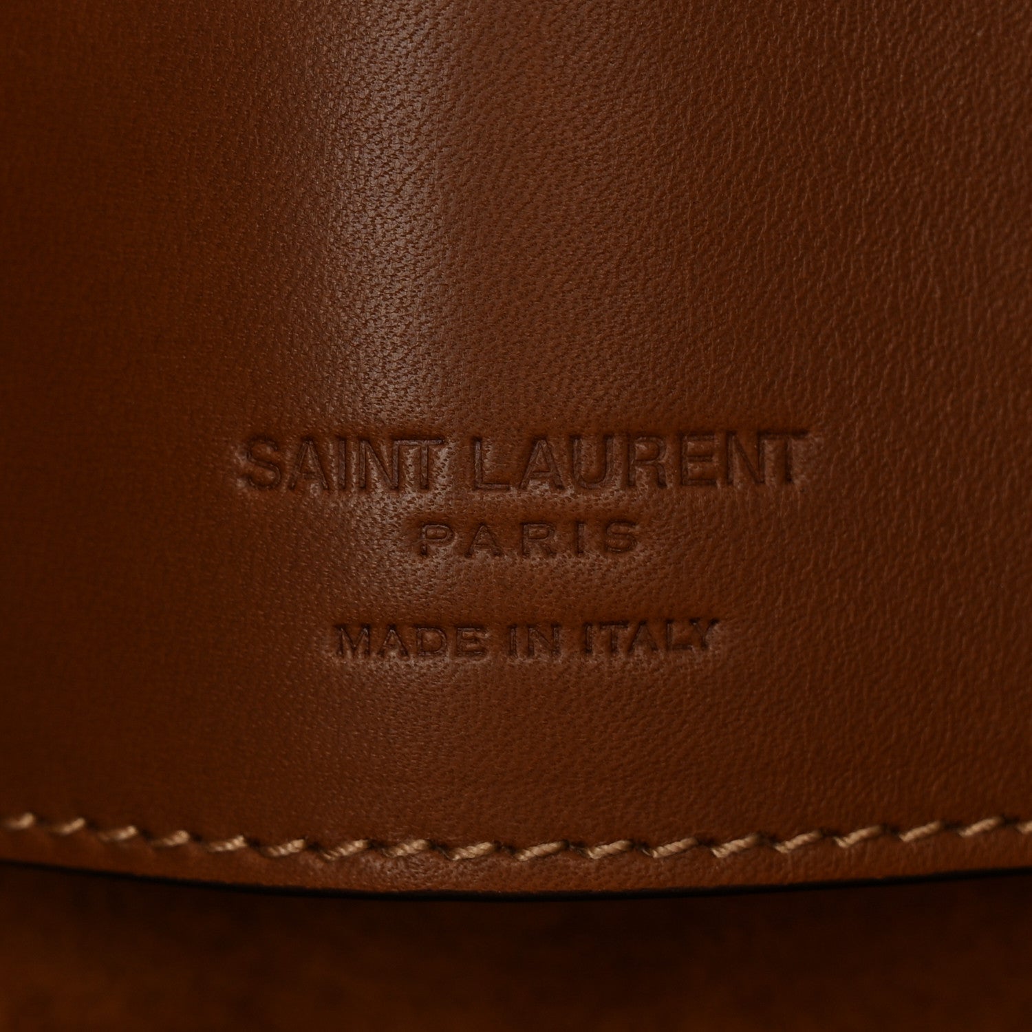 Saint Laurent Vegetable Le 37 Bucket Bag Brick 6 of 12