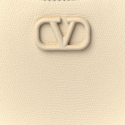 Valentino Garavani Calfskin Mini Vlogo Hobo Bag White 7 of 9