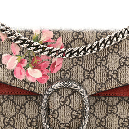 Gucci GG Supreme Monogram Blooms Small Dionysus Shoulder Bag Beige Multicolor Dry Rose 8 of 12