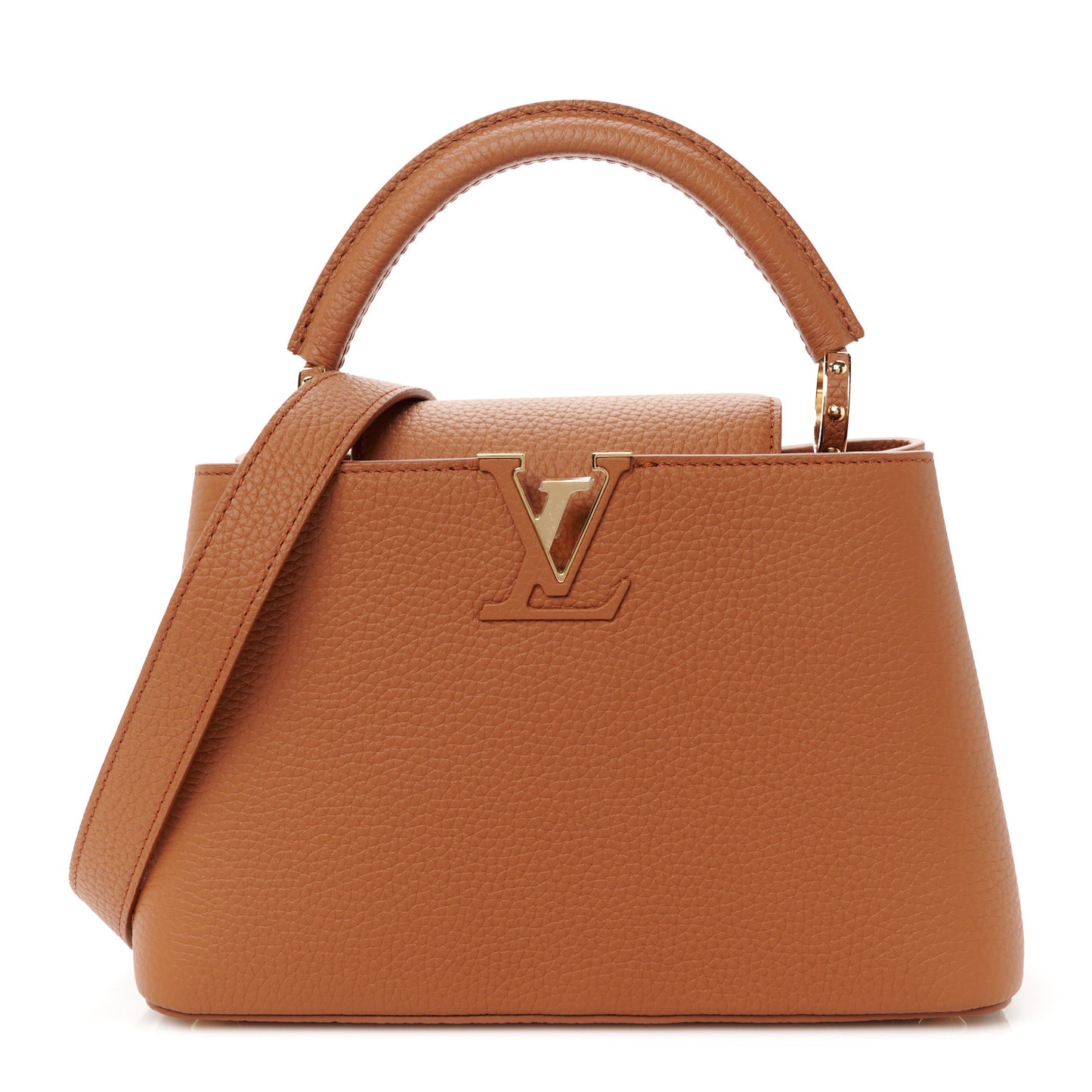 Taurillon Capucines BB Tan