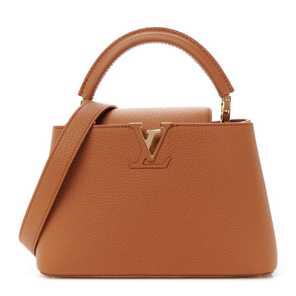 Louis Vuitton Taurillon Capucines BB Tan 1 of 10