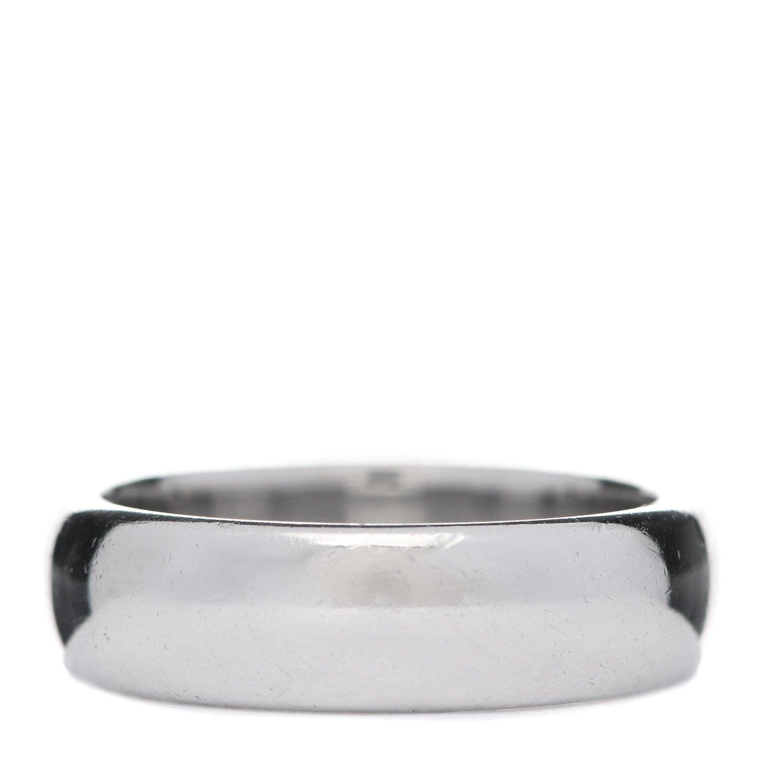 Tiffany Platinum 6mm Classic Wedding Band Ring 56 7.5 3 of 4