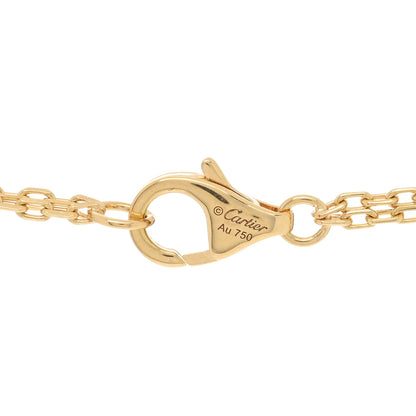 Cartier 18K Yellow Gold 2 Diamond LOVE Necklace 3 of 4