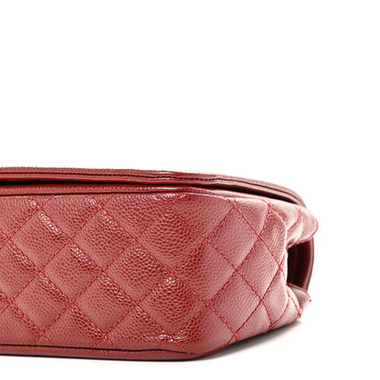 Chanel Caviar Medium Timeless CC Flap Dark Red 10 of 11