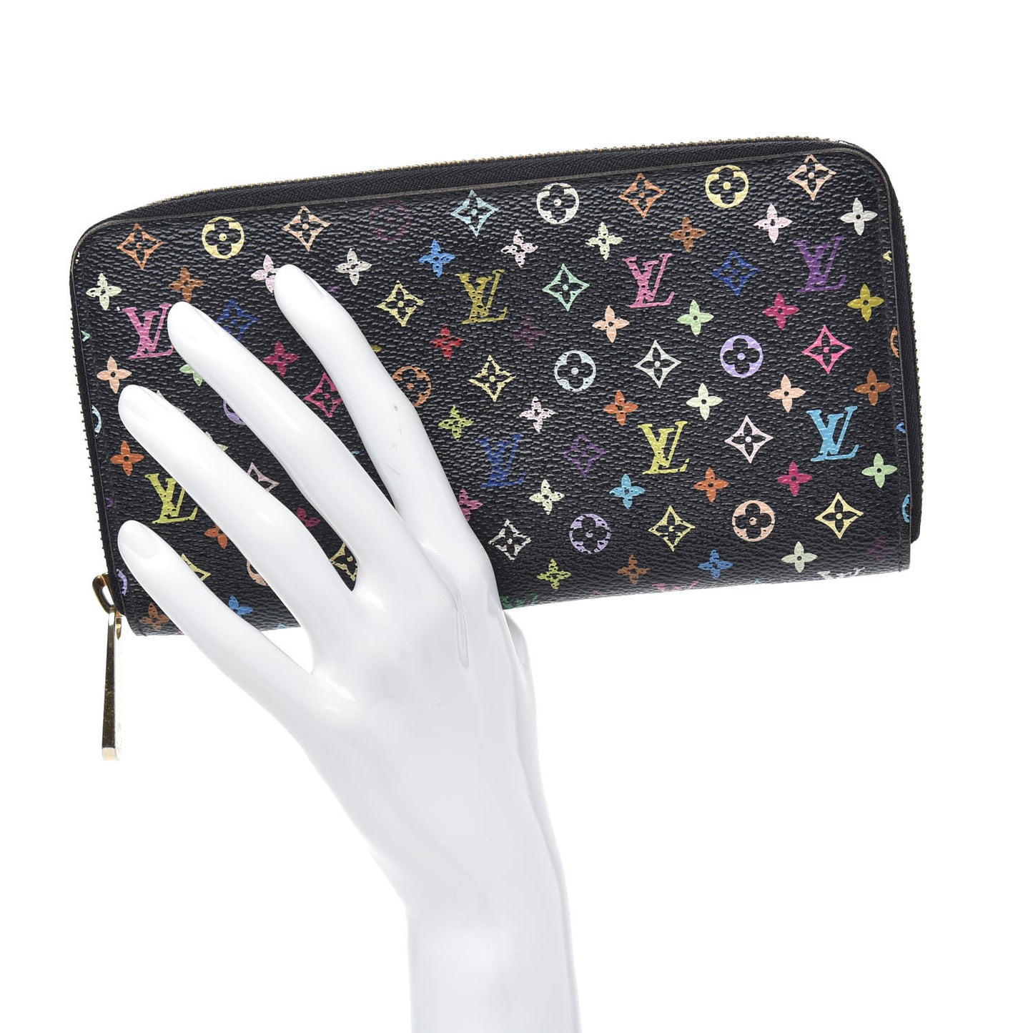 Monogram Multicolor Zippy Wallet Black Grenade