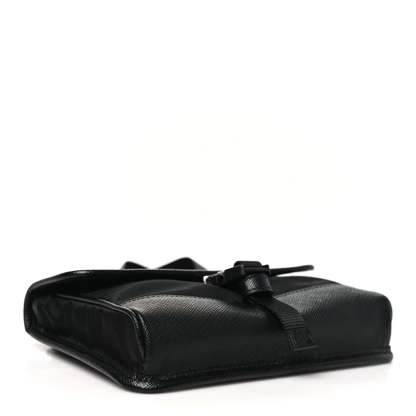 Re-Nylon Saffiano Smartphone Case Crossbody Black