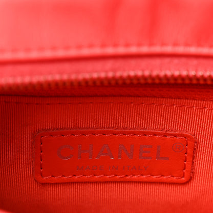 Chanel Aged Calfskin Quilted Small Gabrielle Hobo Red 6 of 14