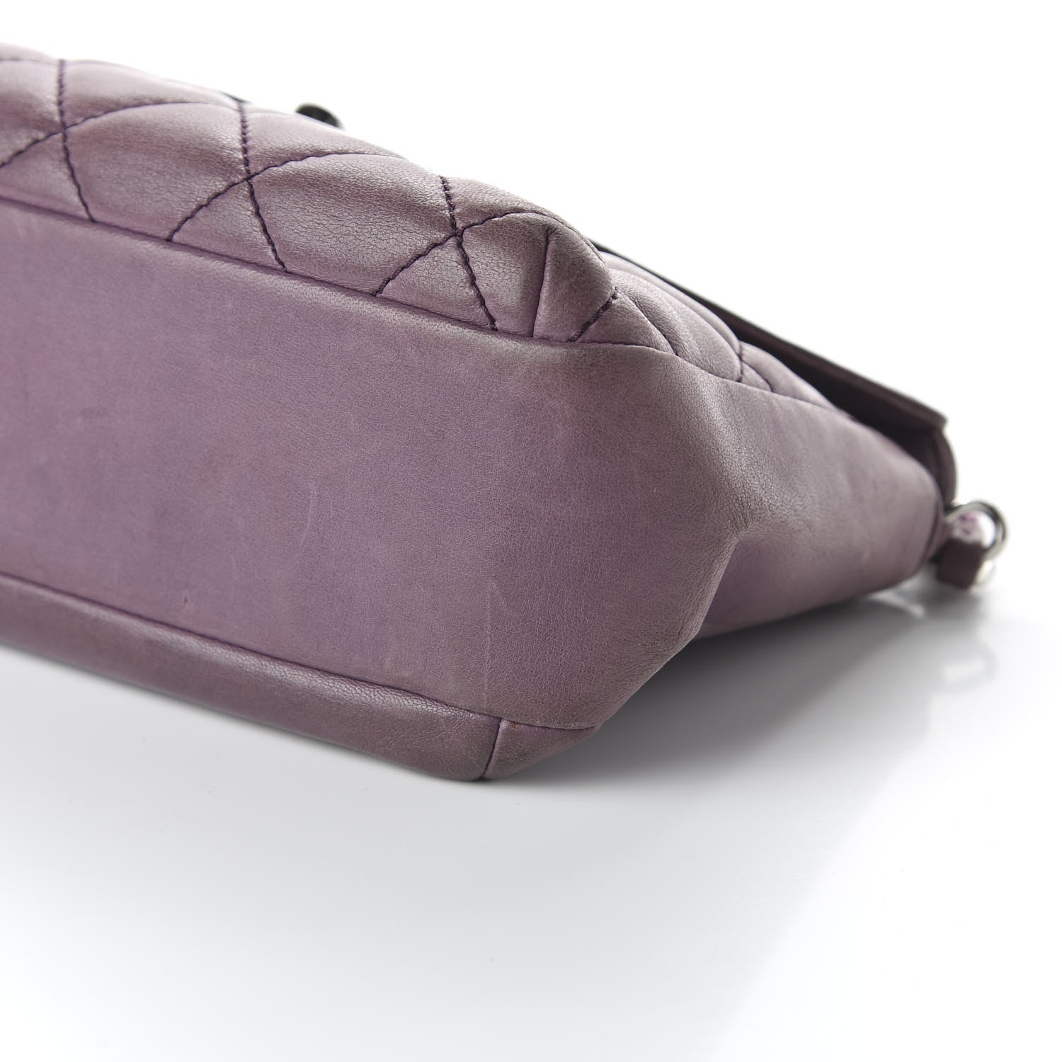 Chanel Lambskin Quilted Small Single Flap Bag Purple 7 of 13