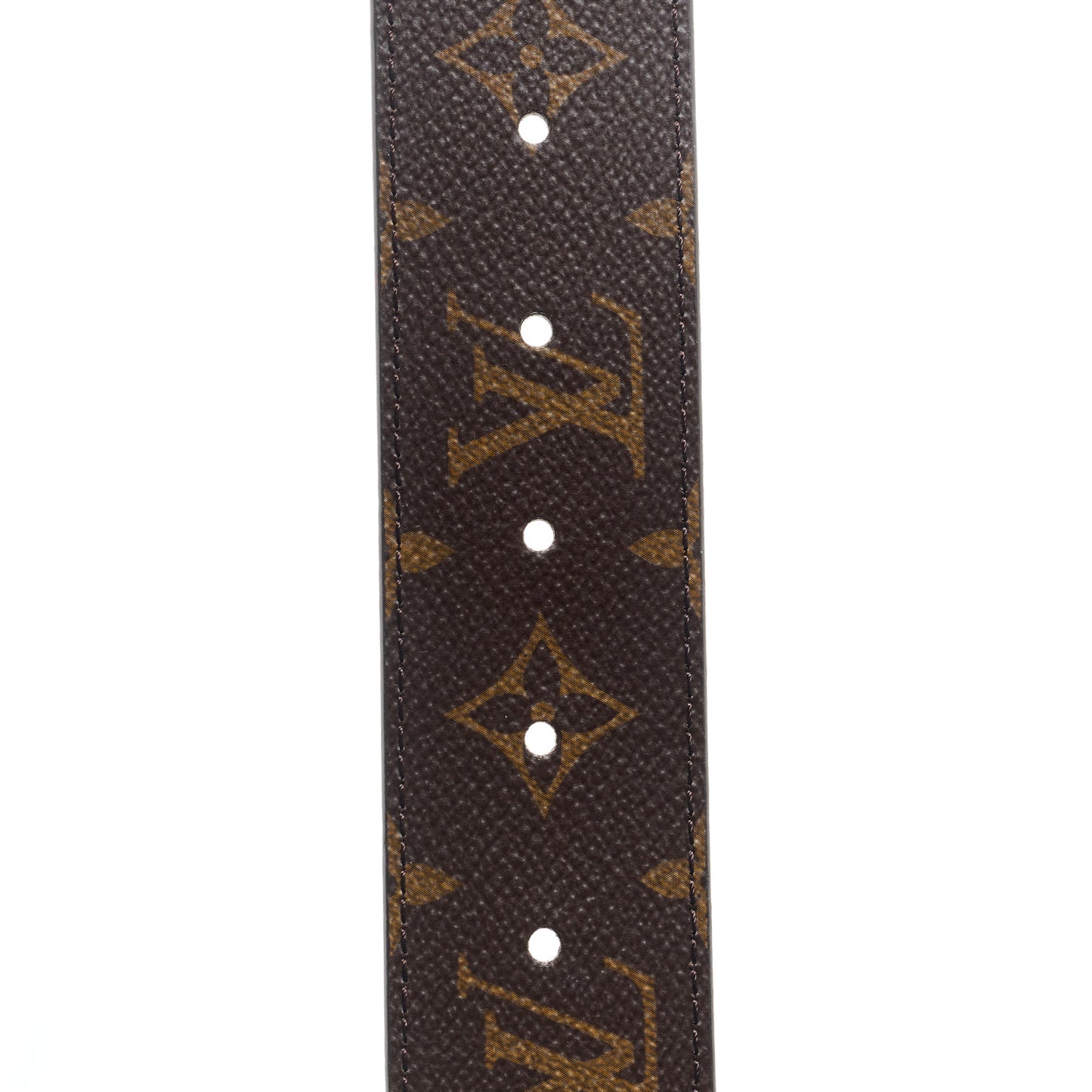 Monogram Calfskin 40mm LV Initiales Reversible Belt 80/32 Black