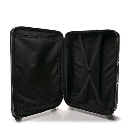 Gucci GG Supreme Monogram Large Four Wheel Suitcase Black Grey 4 of 14