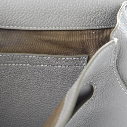Chloe Calfskin Medium Marcie Round Crossbody Bag Cashmere Grey 7 of 16
