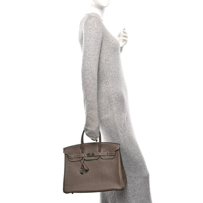Hermes Togo Birkin 35 Etoupe 2 of 13