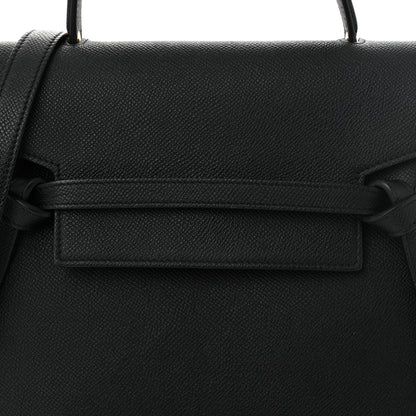 Celine Grained Calfskin Micro Belt Bag Black 9 of 11