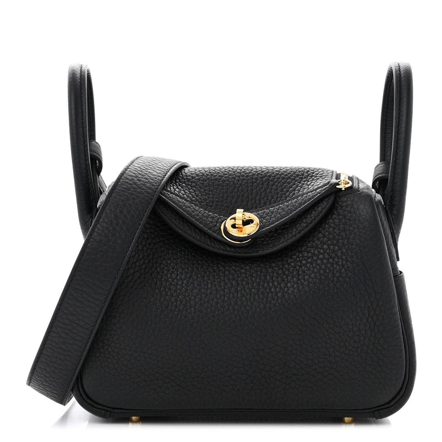 Taurillon Clemence Mini Lindy 20 Black