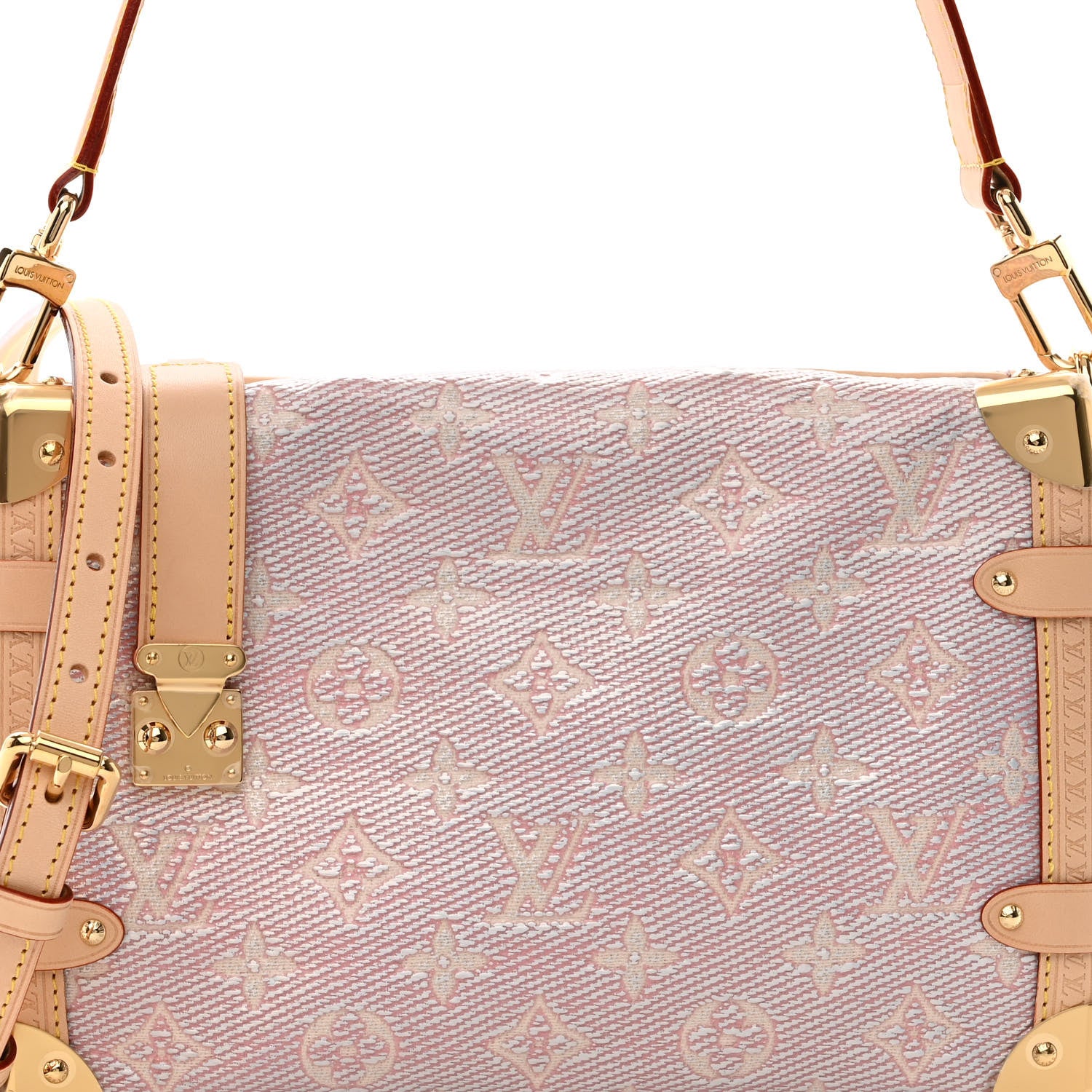 Louis Vuitton Monoglam Side Trunk Rose 7 of 9