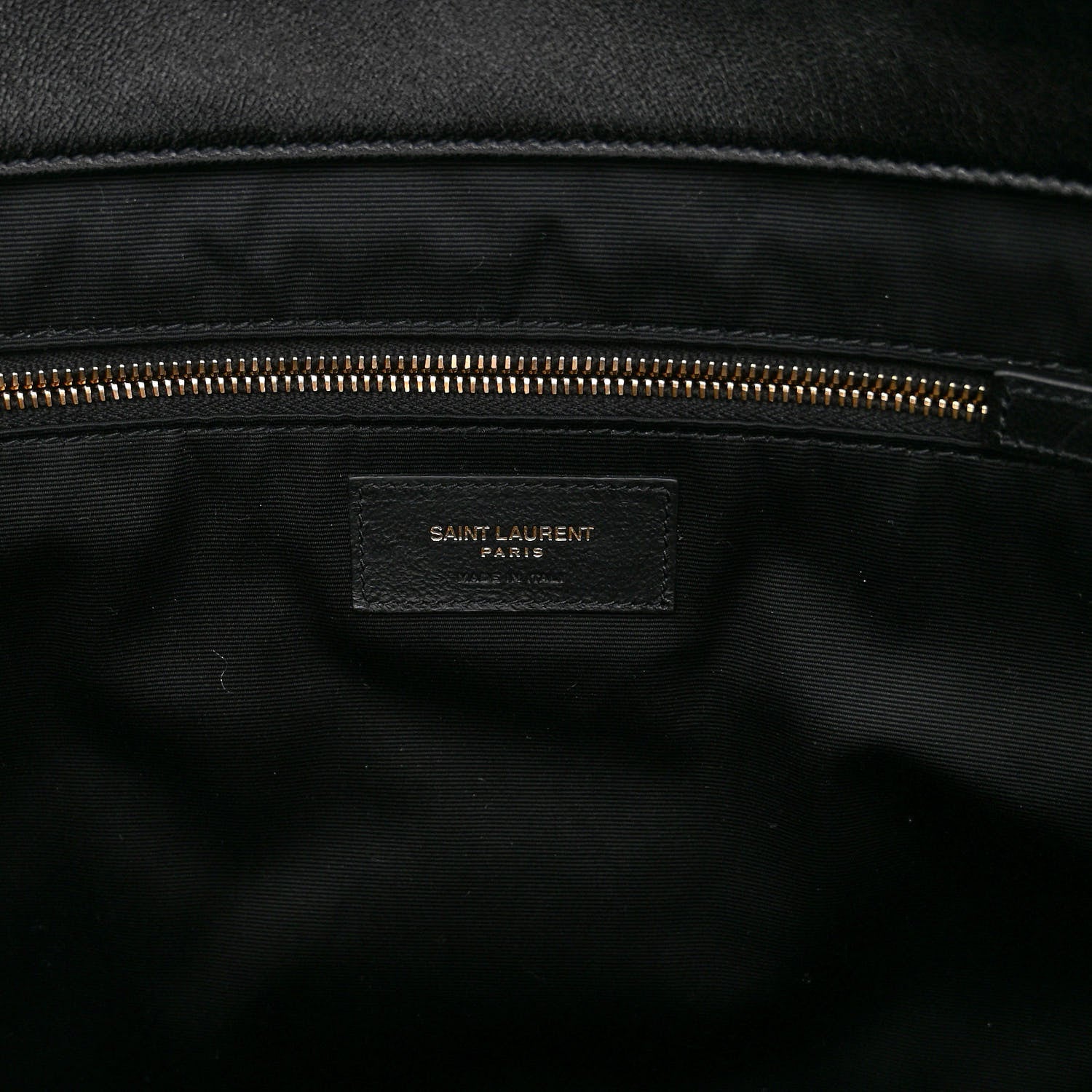 Saint Laurent Lambskin Quilted Maxi Icare Shopping Tote Black 7 of 10