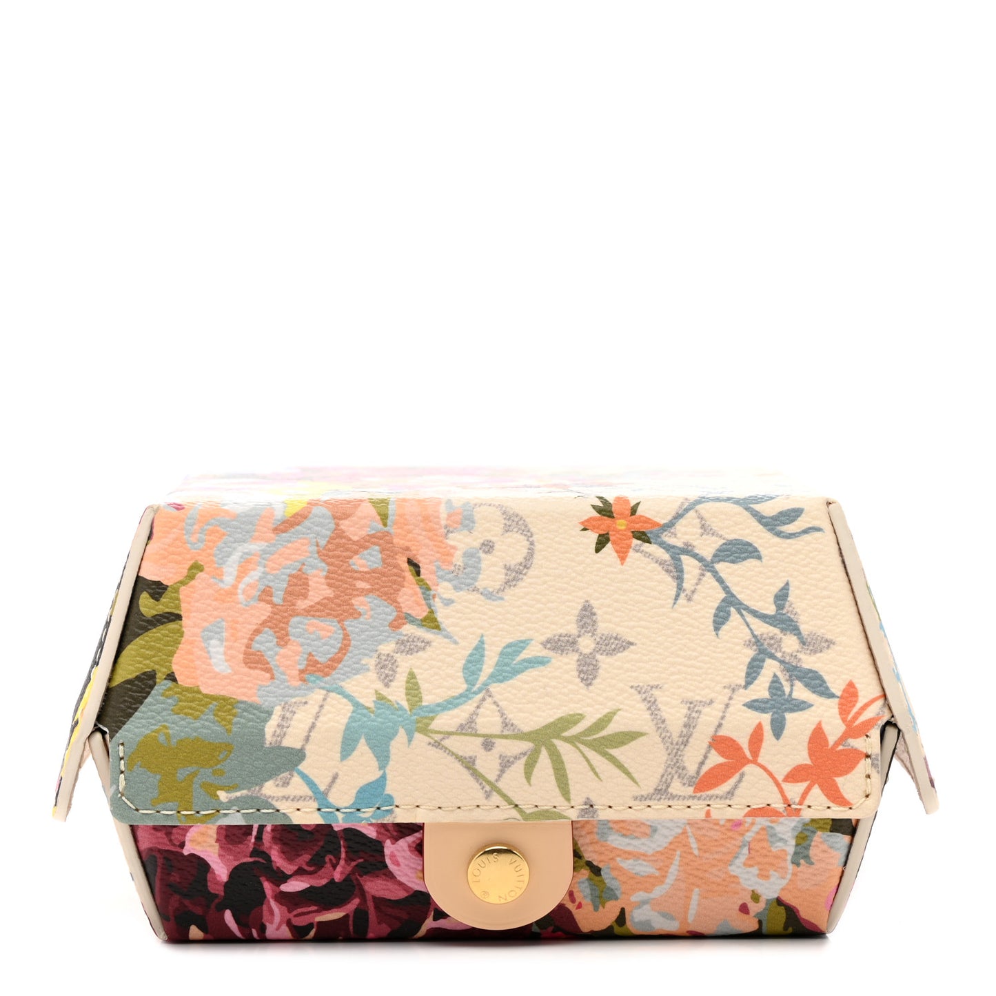 Monogram Flower Burger Box