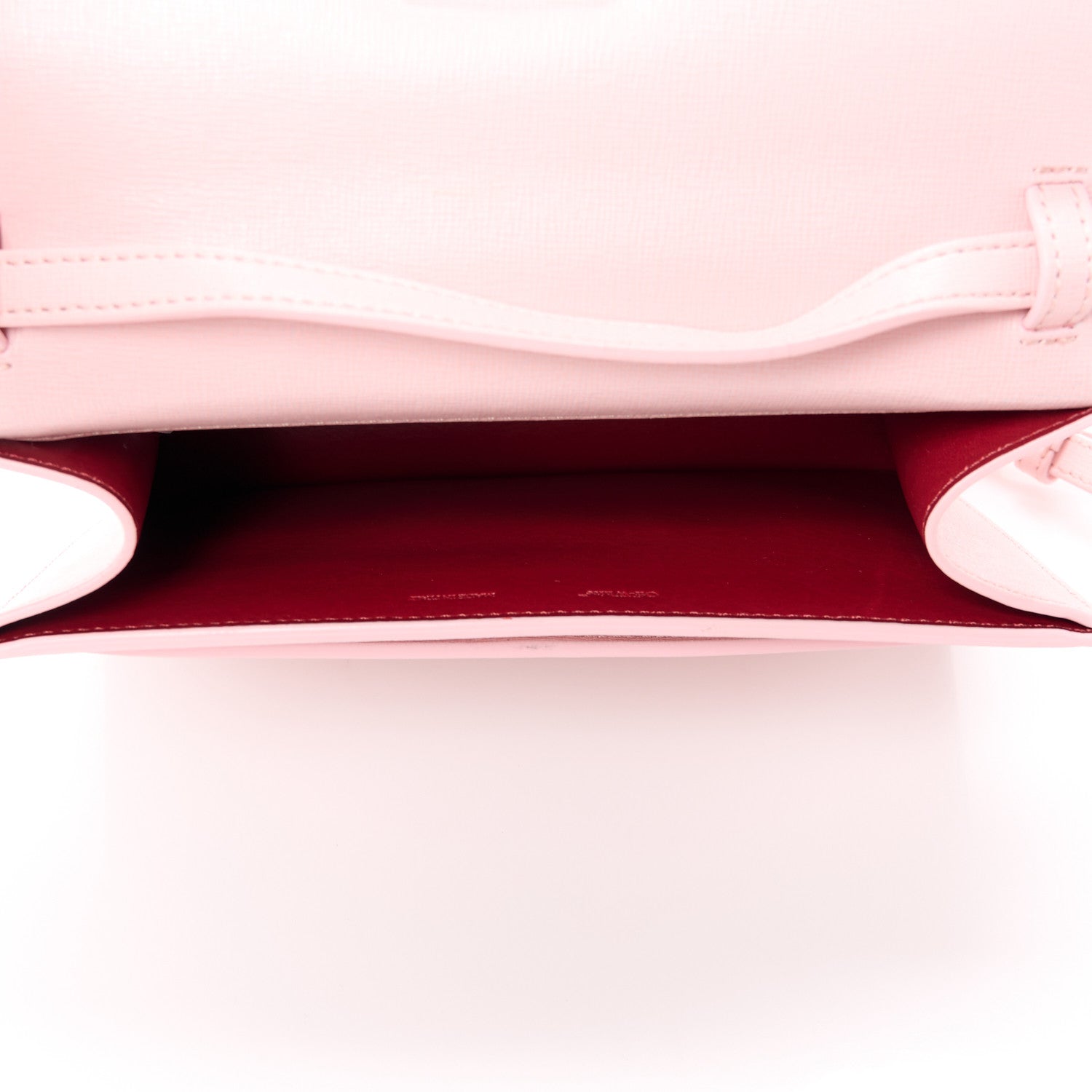 Off-White Saffiano Jitney 1.4 Top Handle Bag Pink 5 of 14