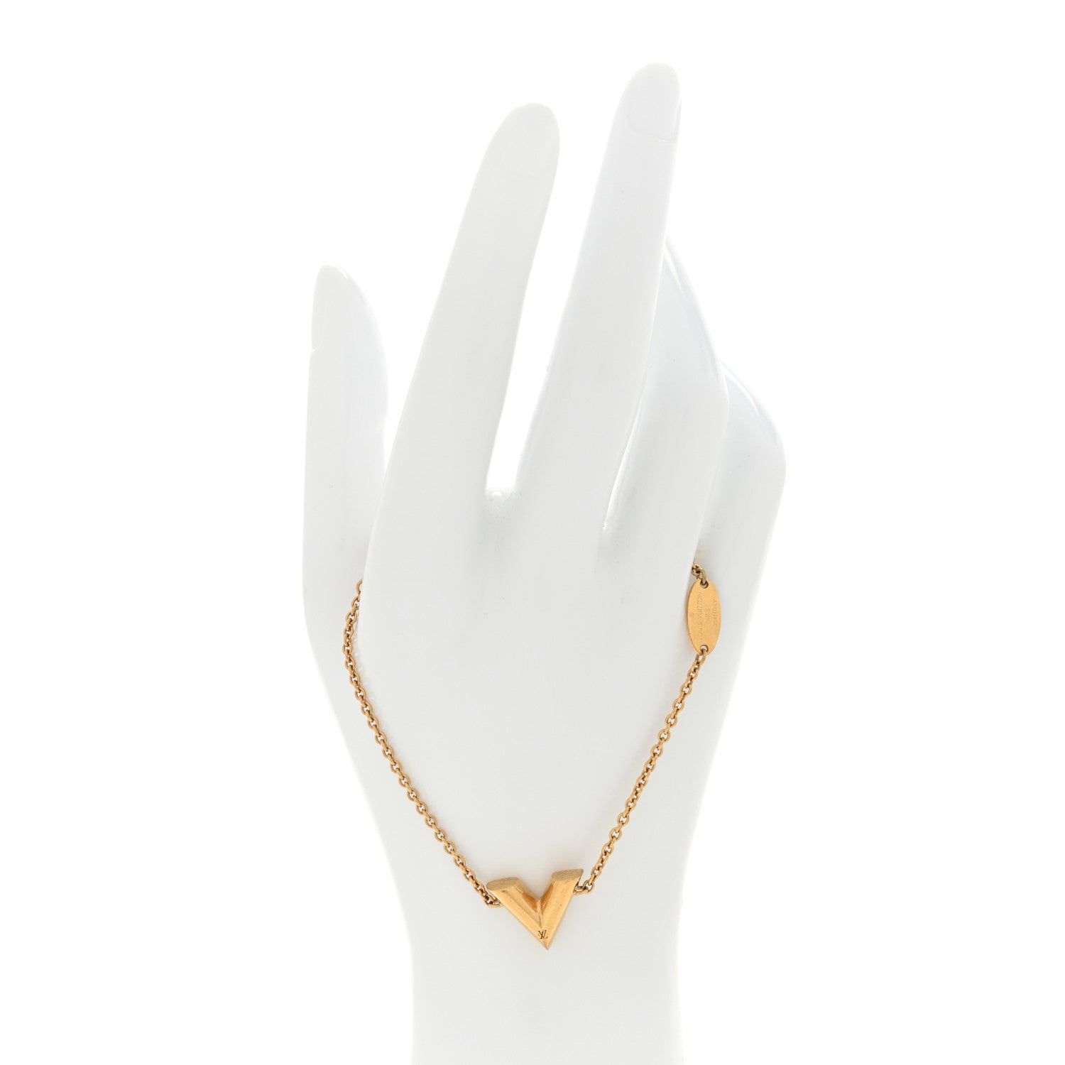Louis Vuitton Essential V Bracelet Gold 2 of 4