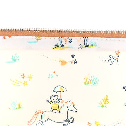 Hermes Printed Cotton Embroidered Medium Toogo Cabriole Case Biscuit 20 of 20