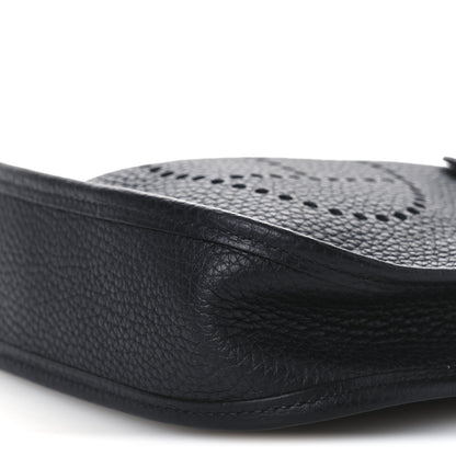 Hermes Taurillon Clemence Evelyne TPM Black 10 of 10