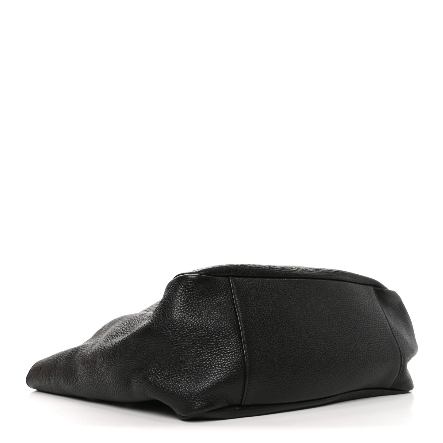Grained Deerskin Bea Tote Black