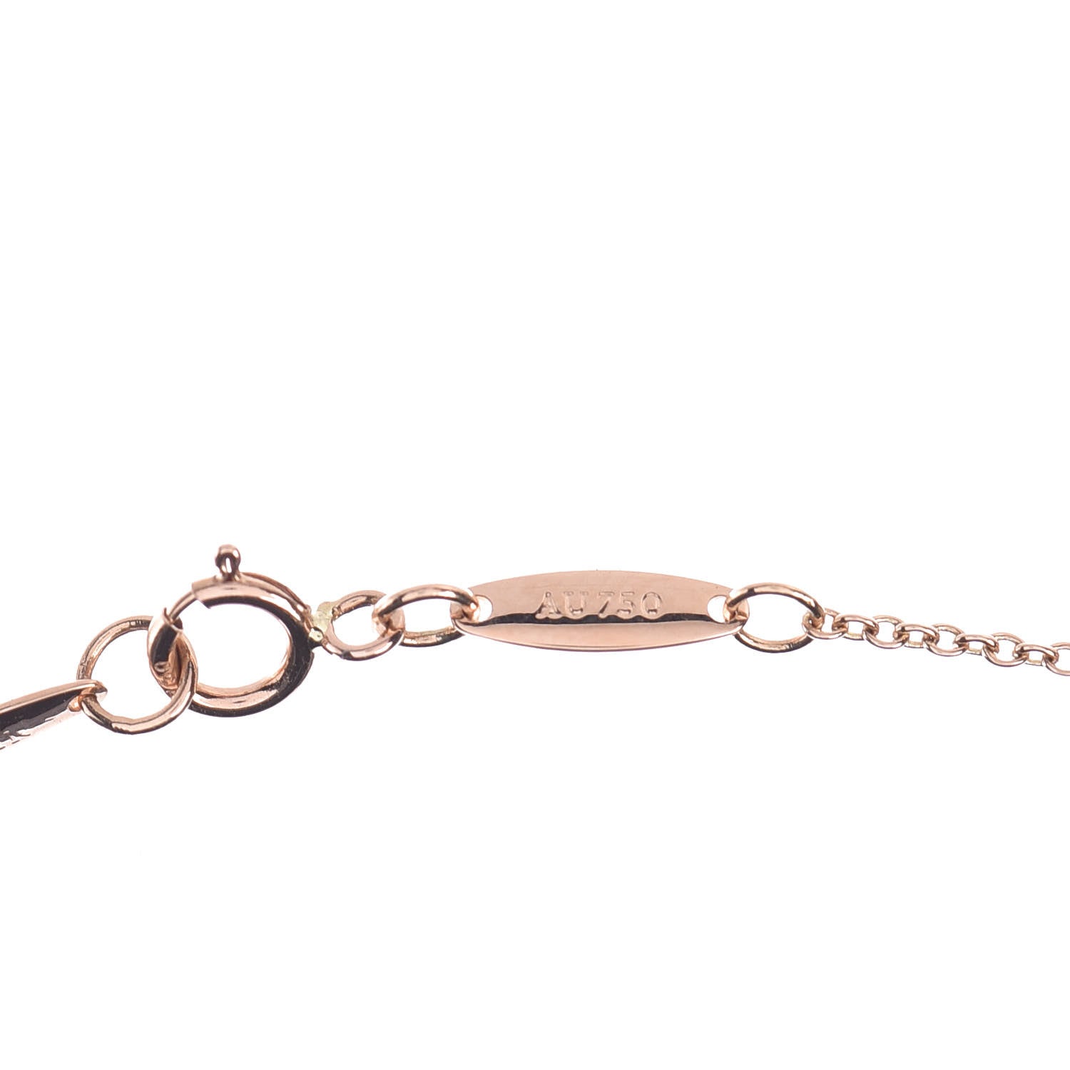 Tiffany 18K Rose Gold 11mm Elsa Peretti Open Heart Pendant Necklace 5 of 9
