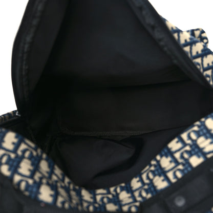 Christian Dior Oblique Diortravel Backpack Blue 5 of 6