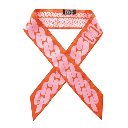 Hermes Silk Clic C'est Noue Twilly Orange Rose Poudre 1 of 6