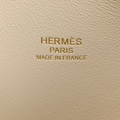 Hermes Epsom 1923 Sangle Bolide 25 Nata Bleu Indigo Lime 6 of 12