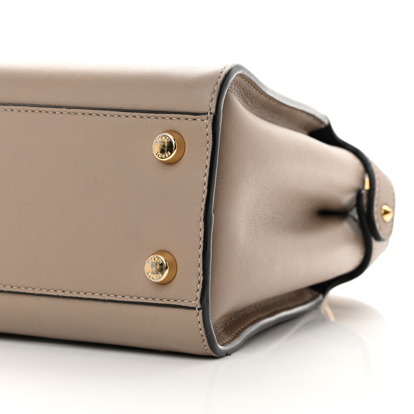 Vitello Tahiti Burro Medium Peekaboo Iconic Essentially Satchel Tortora Black