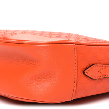 Gucci Soft Microguccissima Mini Bree Messenger Bag Sun Orange 10 of 11