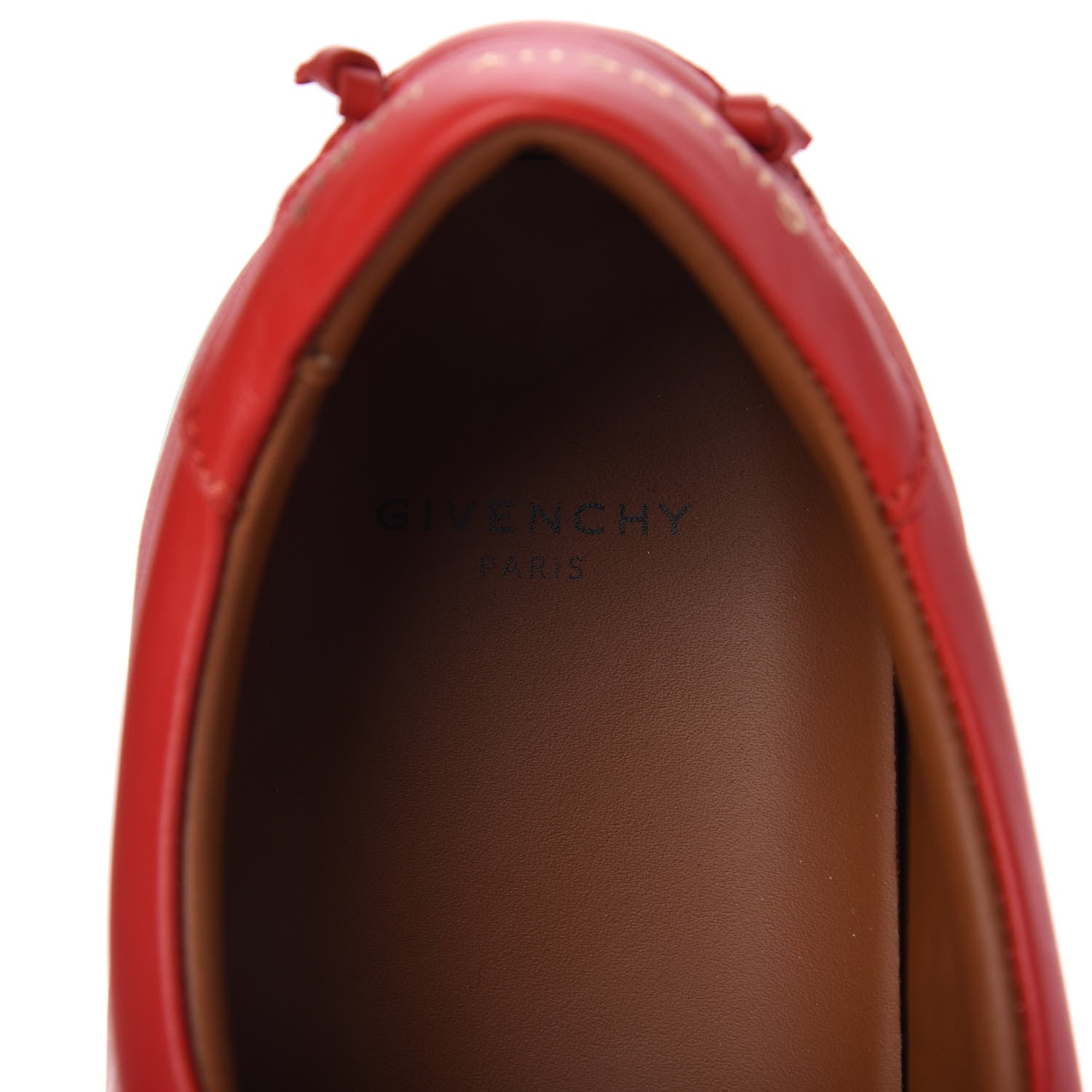 Givenchy Calfskin Velcro Strap Mens Urban Street Sneakers 41 Red 7 of 10