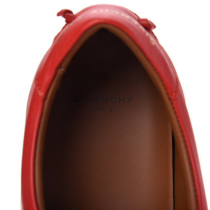 Givenchy Calfskin Velcro Strap Mens Urban Street Sneakers 41 Red 7 of 10