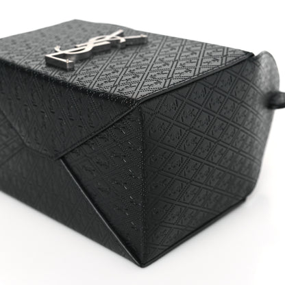 Saint Laurent Calfskin Monogram Take Away Box Black 8 of 8