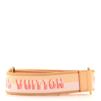 Louis Vuitton Jacquard Speedy Bandouliere 20 Shoulder Strap Pink Orange 2 of 4