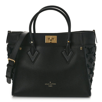 Louis Vuitton Calfskin Monogram Tufting On My Side Black 1 of 8