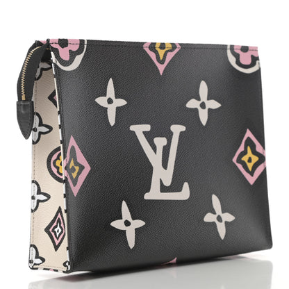 Louis Vuitton Monogram Giant Wild At Heart Toiletry Pouch 26 Black 2 of 4