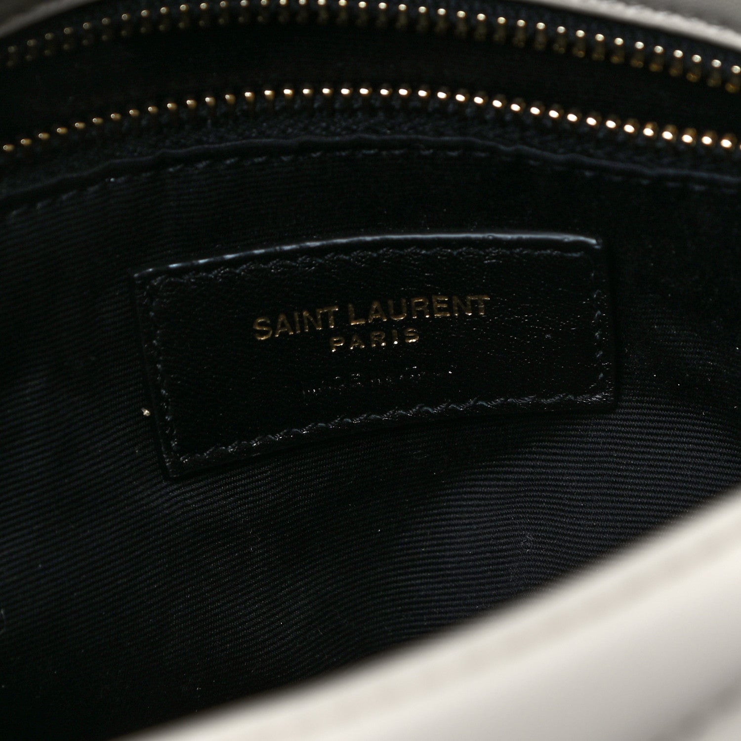 Saint Laurent Lambskin Quilted Toy Loulou Puffer Monogram Chain Satchel Crema Soft 7 of 14