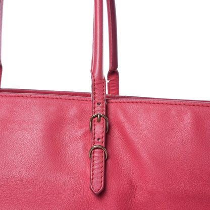 Balenciaga Veau Papier A4 Zip Around Tote Rouge Grenade 17 of 19