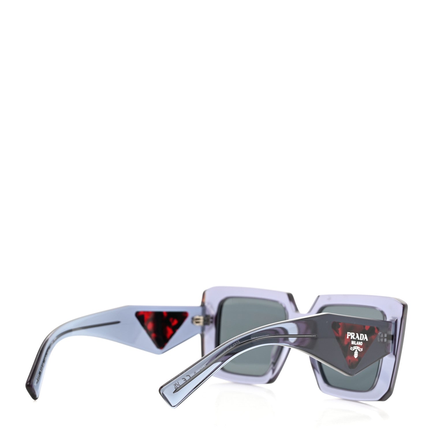 Prada Acetate Symbole Sunglasses SPR 23Y Blue 4 of 7