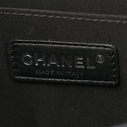 Chanel Iridescent Goatskin Quilted Medium Boy Flap Purple 6 of 11