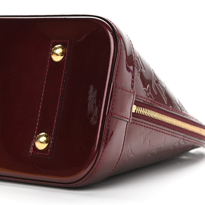 Louis Vuitton Vernis Alma PM Rouge Fauviste 10 of 10