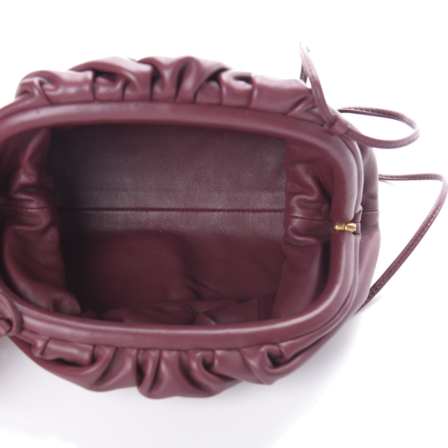 Bottega Veneta Butter Calfskin The Mini Pouch Bordeaux 5 of 9