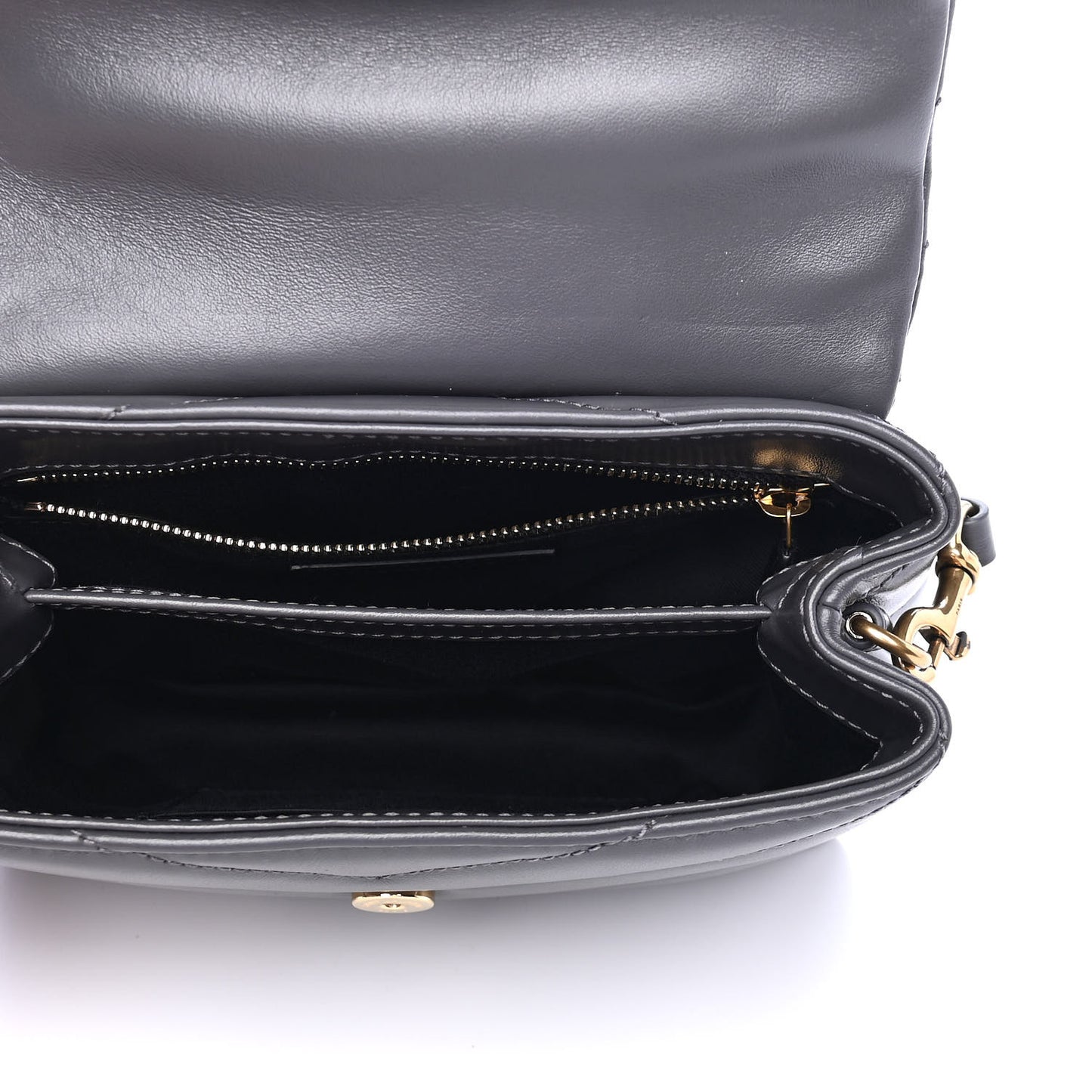 Calfskin Y Quilted Monogram Toy Loulou Crossbody Bag Storm
