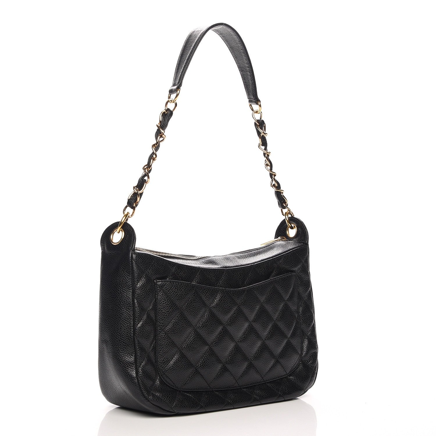 Chanel Caviar Quilted Hobo Black 3 of 8