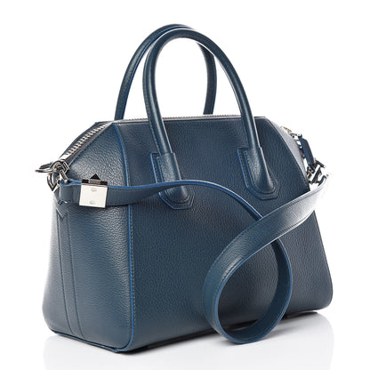 Givenchy Sugar Goatskin Small Antigona Peacock Blue 4 of 11