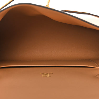 Hermes Swift Kelly Pochette Clutch Chai 5 of 14