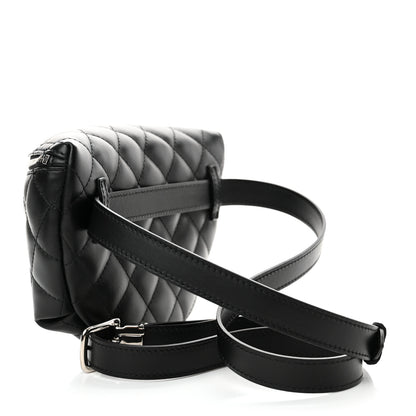 Chanel Calfskin Quilted Waist Belt Bag Black 3 of 14