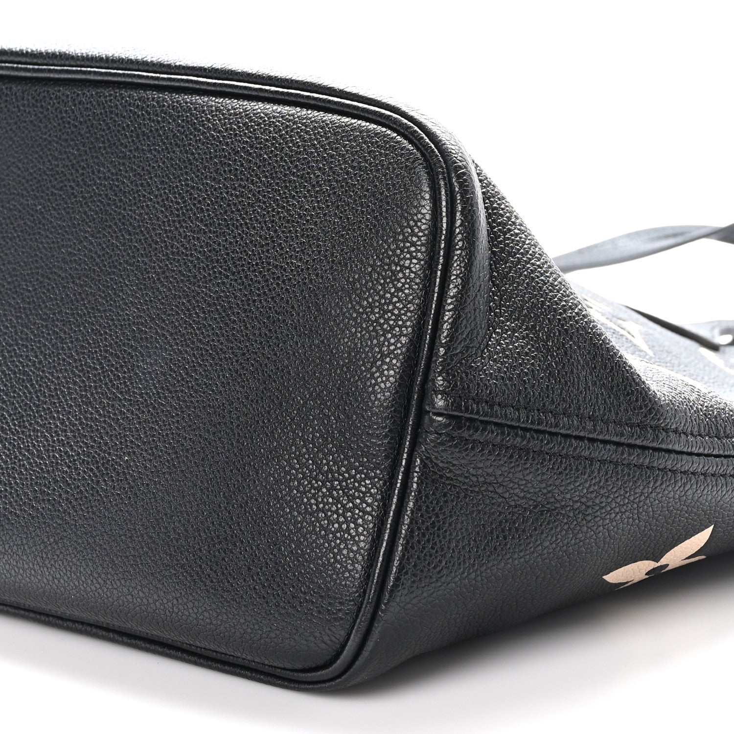 Louis Vuitton Empreinte Monogram Giant Neverfull MM Black Beige 10 of 10